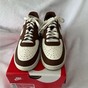 Nike women’s  Brown and White Sneakers